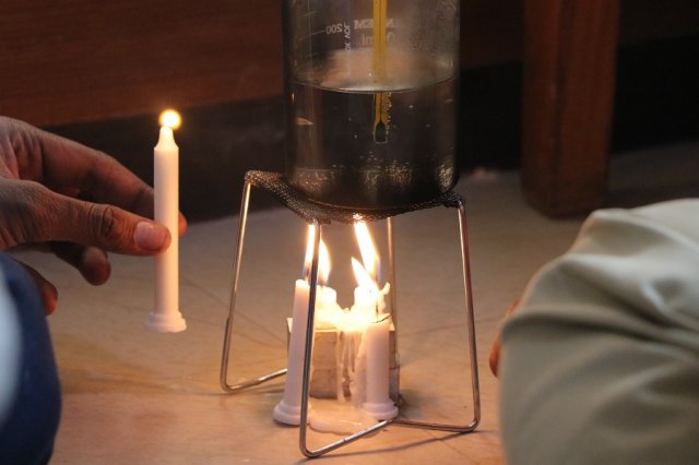 Heating the water